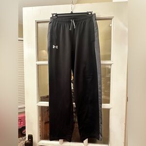 Boys Under Armour Pants Black/ Gray Size Youth Large